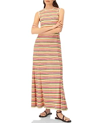 Ivonne Women's Sleeveless Striped Knit Maxi Dress
