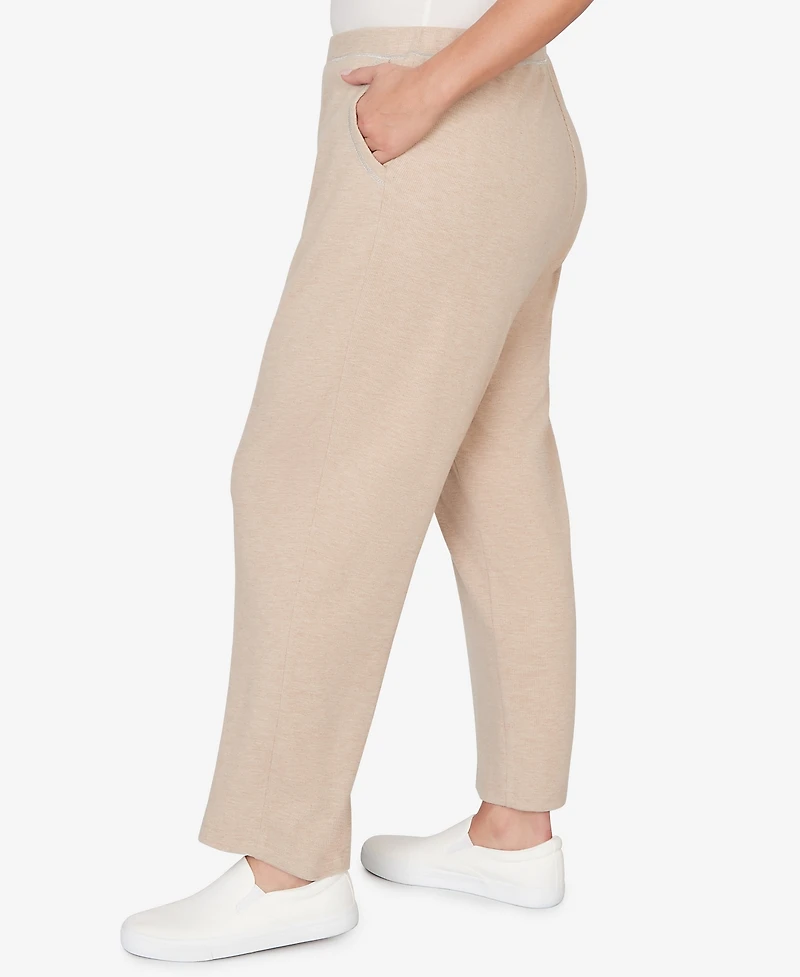 Alfred Dunner Plus Comfort & Joy Everyday Slant Pocket Average Length Pants