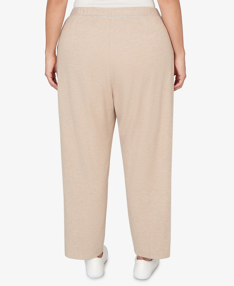 Alfred Dunner Plus Comfort & Joy Everyday Slant Pocket Short Length Pants