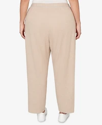 Alfred Dunner Plus Comfort & Joy Everyday Slant Pocket Short Length Pants