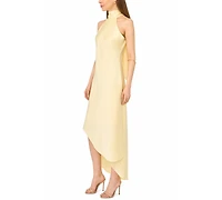 CeCe Women's Draped Tie Back Halter Dress