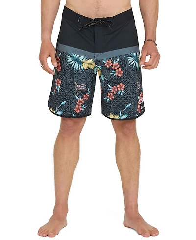 Quiksilver Men's Floral Print Swim Shorts