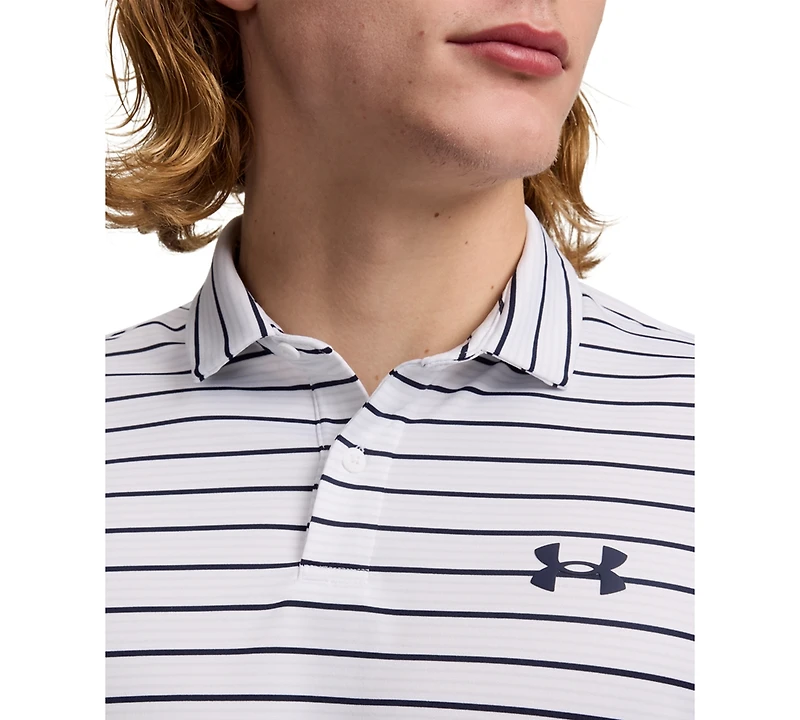 Under Armour Men's Matchplay Stripe Polo Shirt