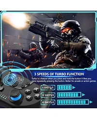 ECHTPeak Upgraded Switch Controller, Wireless Pro Controller for Switch 2/Lite/Oled, Bluetooth Remote Gamepad with Hall Effect Joystick, 6-Axis Gyro