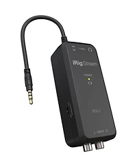 Ik Multimedia iRig Stream Solo Ultracompact 3x1 Trrs Audio Interface for Smartphones and Tablets