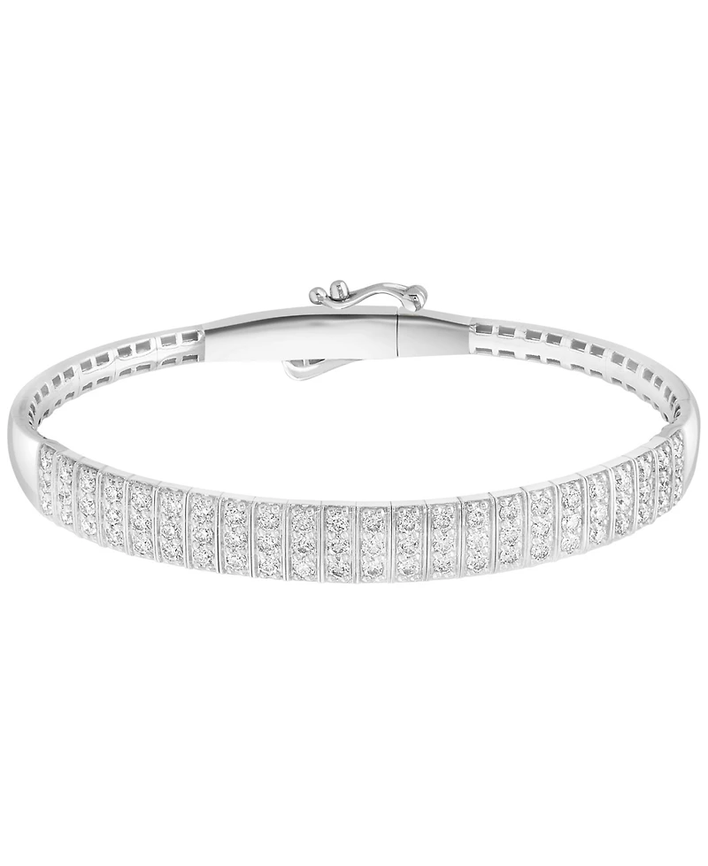 Effy Collection Diamond (2 ct. t.w.) Bangle Bracelet in 14k White Gold
