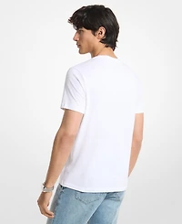 Michael Kors Men's Floral Logo Regular-Fit T-Shirt