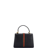 Pre-Owned Gucci Small Ophidia Flap Top Handle Bag Leather
