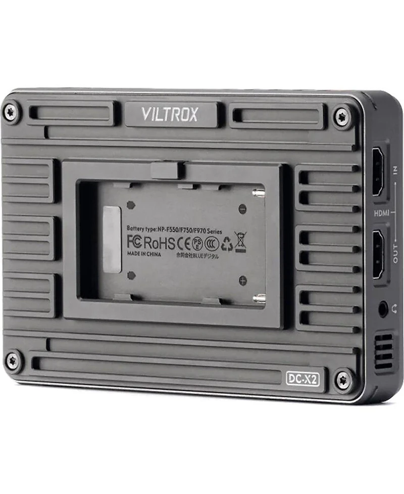 Viltrox Dc-X2 6" Full Hd Touchscreen On-Camera Monitor with Cage, Supports 4K Hdmi