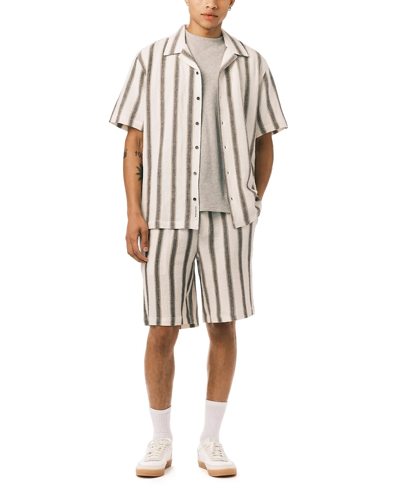 Buffalo David Bitton Men's Vertical stripe pattern Shorts
