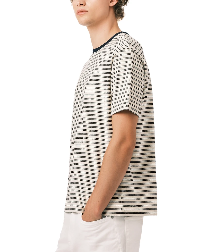Buffalo David Bitton Men's Kindo knit Horizontal Stripes T-shirt