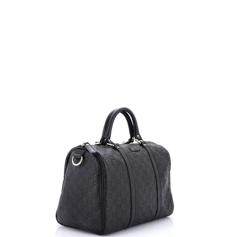 Pre-Owned Gucci Medium Joy Boston Bag Guccissima Leather