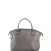 Pre-Owned Gucci Medium Gg Charm Convertible Dome Satchel Leather