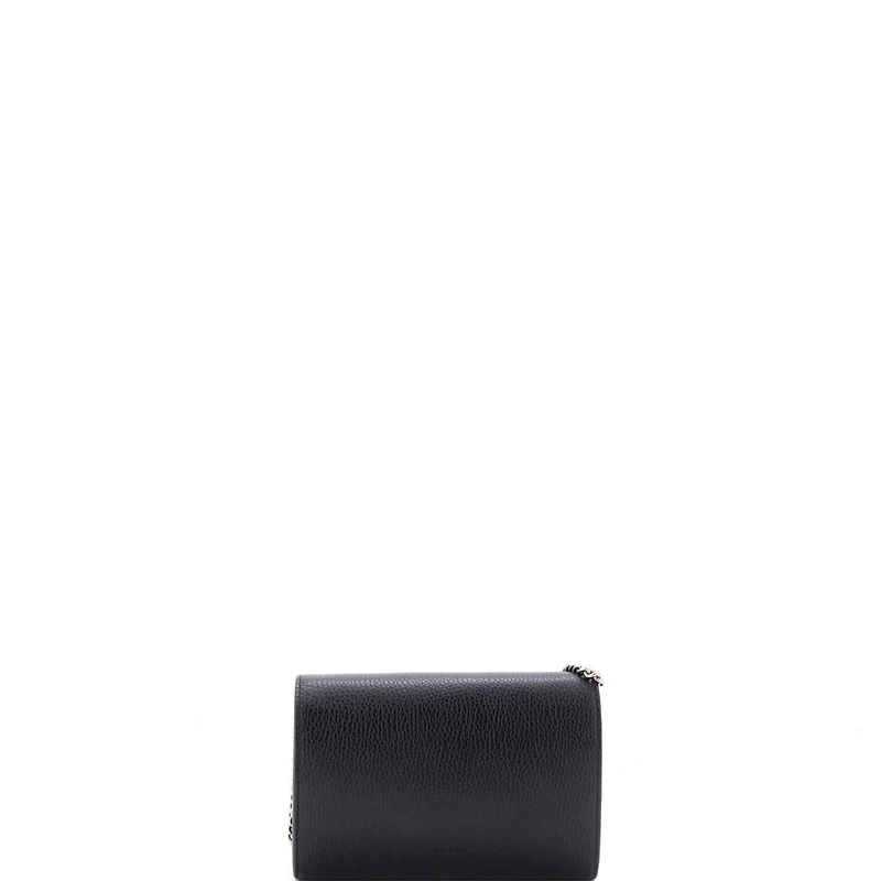 Pre-Owned Gucci Small Dionysus Chain Wallet Leather with Embellished Detail