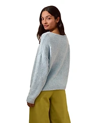 Celtic & Co. Women's Silk Blend Boat Neck Sweater