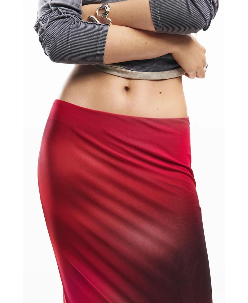 Desigual Women's Midi Tulle Skirt