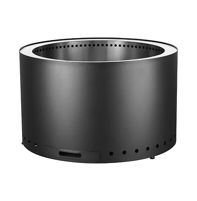 Sugift Smokeless Fire Pit Stove 28 inch Round Wood Burning Outdoor Stainless Steel