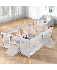 Large Baby Playpen with Mat and Ocean Balls