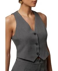 Jluxlabel Women's Relaxed Pinstripe Pant Set