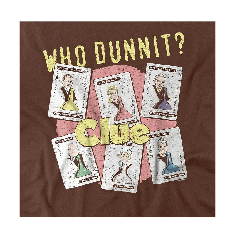 Hasbro+ Men's + Clue Who Dunnit T-Shirt