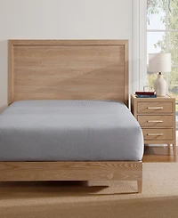 Tommy Hilfiger Essentials 300-Thread Count Solid Cotton Percale Fitted Sheet