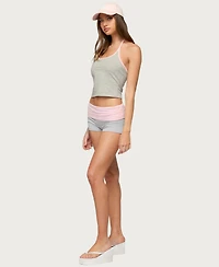 Edikted Women's Yurie Contrast Halter Top