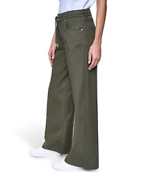 Nautica Women's Cotton-Blend Drawstring Relaxed-Fit Pants