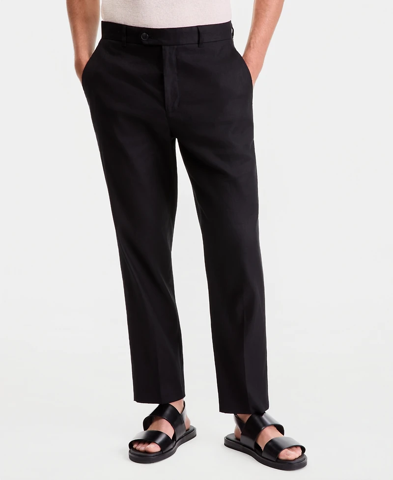 Alfani Men's Tech Linen Pants, Macy's Exclusive