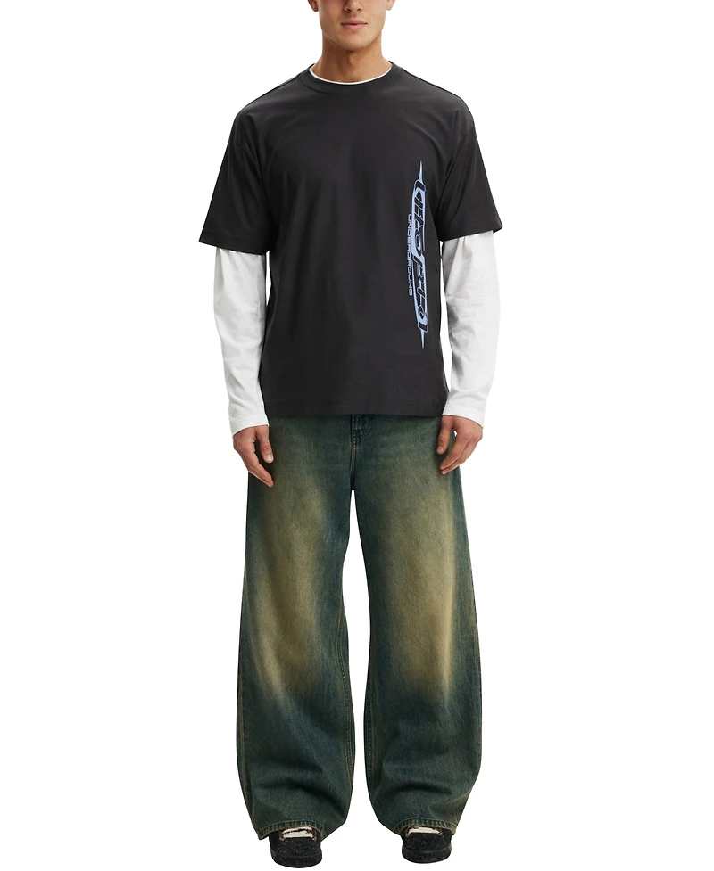 Cotton On Men's Modern Box-Fit Graphic T-Shirt