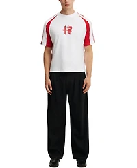 Cotton On Men's Cropped Modern-Fit Alfa Romeo T-Shirt