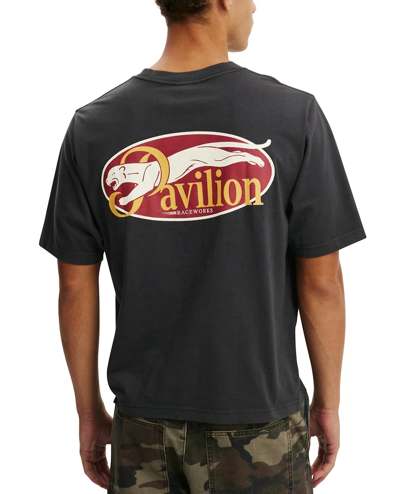 Cotton On Men's Cropped Modern-Fit Graphic T-Shirt