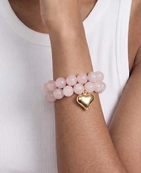 Ettika Luck and Love Turquoise Stretch Bracelet