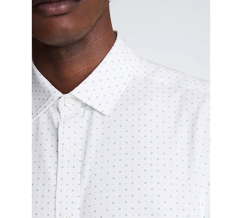 Kenneth Cole Men's Polyester-Blend Classic-Fit Shirt