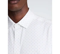 Kenneth Cole Men's Polyester-Blend Classic-Fit Shirt