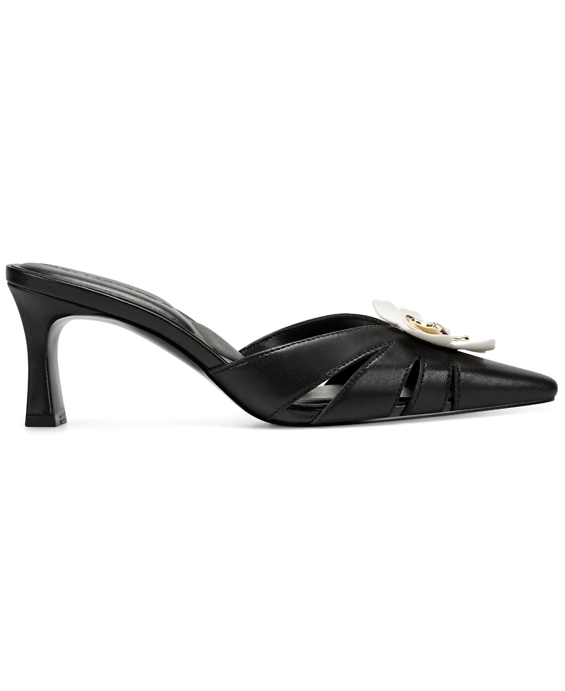 Karl Lagerfeld Paris Women's Salge Pointed Toe Mid Pumps