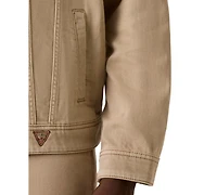 Guess Men's Denim-Inspired Silhouette With Front Flap Pockets Jacket