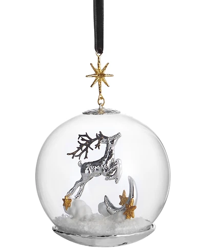 Michael Aram Reindeer Snow Globe Ornament