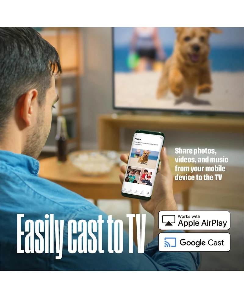 Westinghouse 43" Smart Edgeless Roku Tv, 1080p Fhd Flat Screen with Wi-Fi, Bluetooth, Mobile App, AirPlay, Alexa and Google