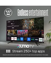 Westinghouse 55" 4K Uhd Smart Tv, Xumo, HDR10, Dolby Vision & Atmos, Voice Remote, Wi-Fi, Bluetooth