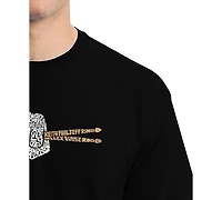 La Pop Art Men's Drumsticks Word T-Shirt