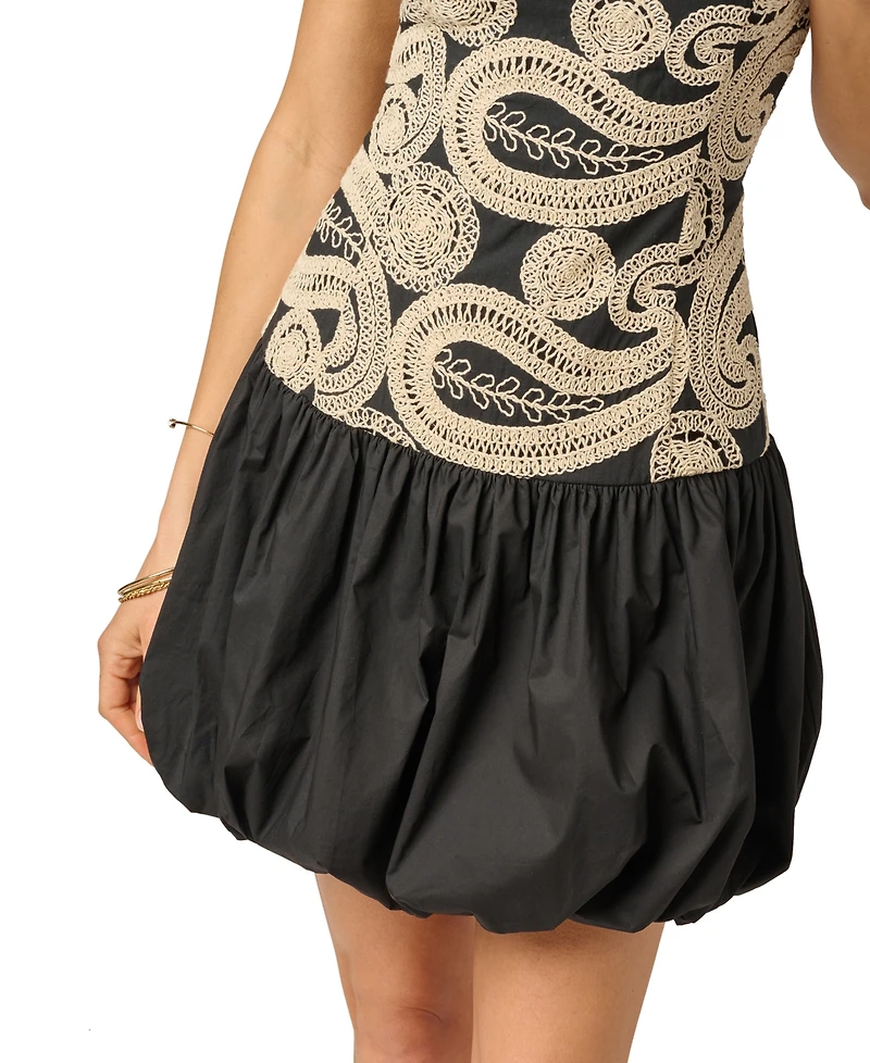 Adrianna Women's Boat-Neck Sleeveless Dress