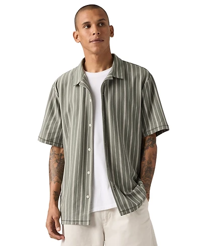 Levis Premium Men's Short-Sleeve Knit Camp Shirt