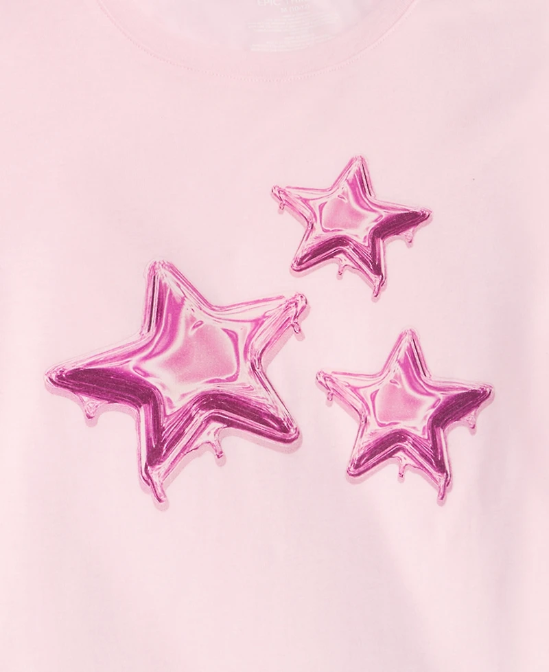 Epic Threads Girls' Xs-xl Chrome Stars T-Shirt, Macy's Exclusive