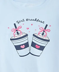 Epic Threads Girls' Xs-xl Girl Breakfast T-Shirt, Macy's Exclusive