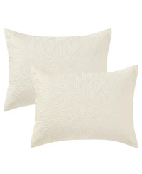 Chelsea Loft Pinsonic Floral Embossed -Pc. Quilt Set