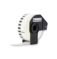 Brother DK2210 1.1 in. x 100 ft. Continuous Paper Label Tape 1-Roll