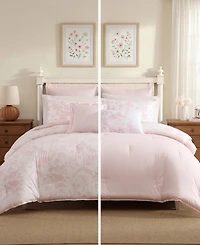 Laura Ashley Natalie Cotton 7-Pc. Comforter Set, King