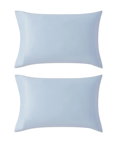 Laura Ashley Solid Satin Bliss Pillowcase Pair, Standard