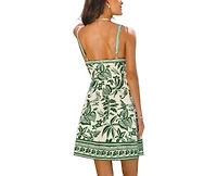 Cupshe Women's Floral Print Spaghetti Strap Dress