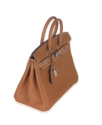 Pre-Owned HERMES Gold Togo Birkin 25 Phw